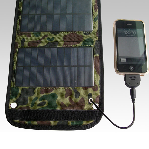 Caricatore portatile piegante del pannello solare del telefono cellulare di USB