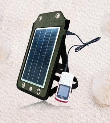 5W impermeabilizzano il caricatore mobile solare portatile per il telefono cellulare